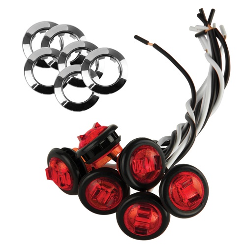 Blazer International 2-1/2 LED Side Marker Kit - Orange C526A