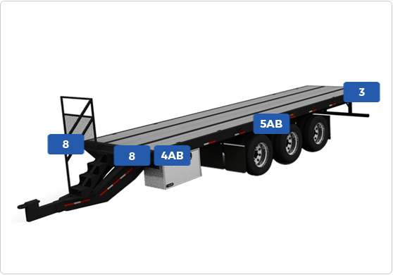 Flatbed Trailer Front